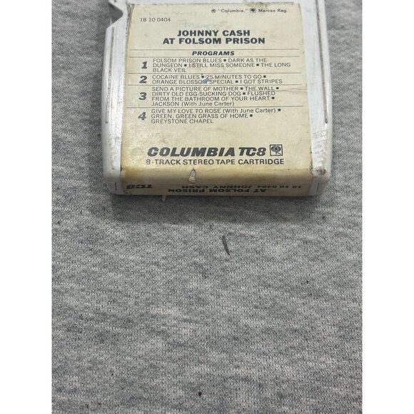 Johnny Cash At Folsom Prison Columbia 8 Track Stereo Record Album 1968 - Picture 7 of 7